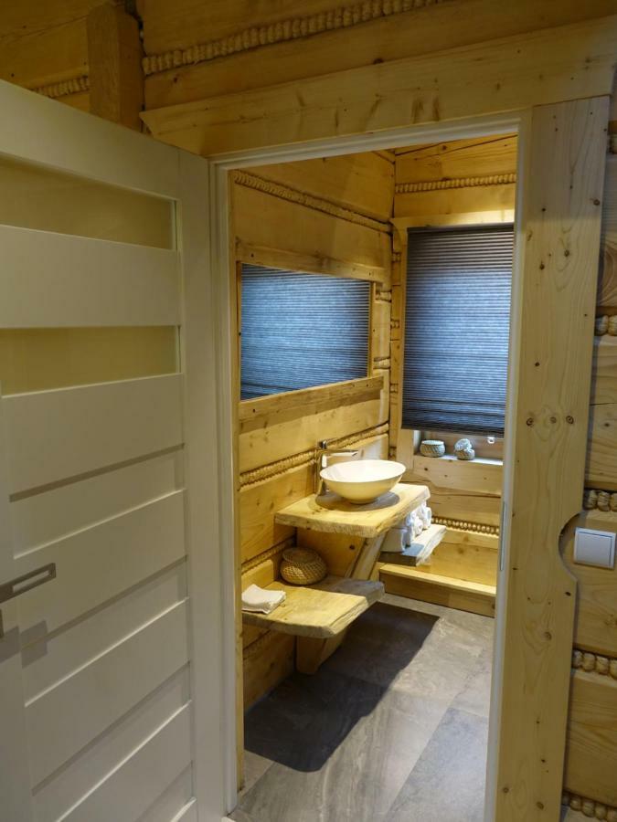 Domki Zawoja Z Jacuzzi Exterior photo